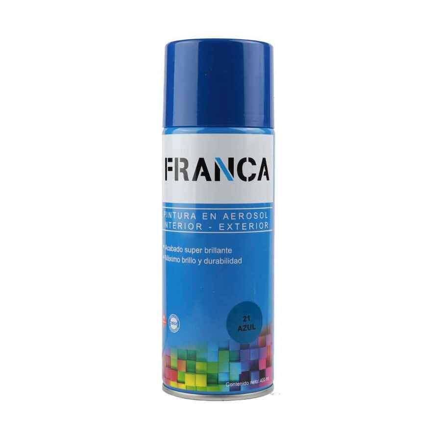 Esmalte Aerosol Azul 400ml Ref.21 Franca