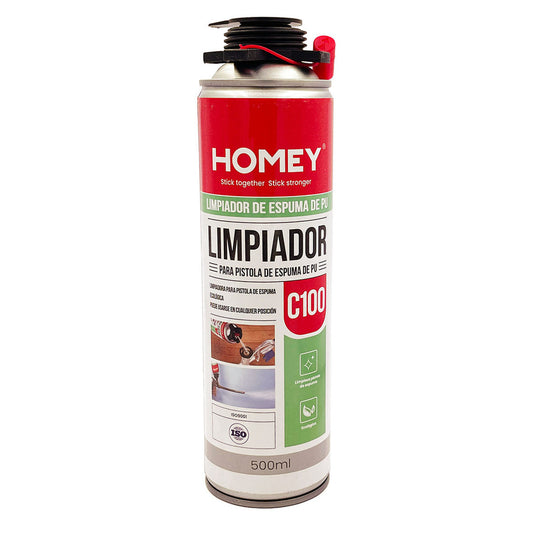 LIMPIADOR PISTOLA DE PU C100 HOMEY 500 ML