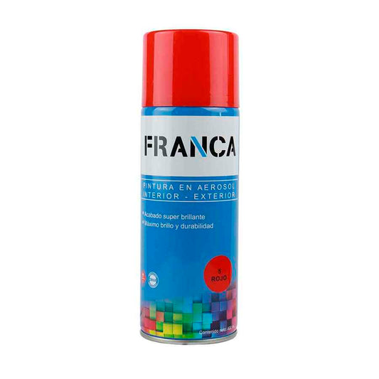 Esmalte Aerosol Rojo 400ml Ref.41 Franca