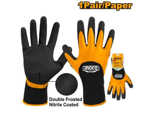 GUANTES DE NITRILO CON REVESTIMIENTO ENDURECIDO HGNF01
