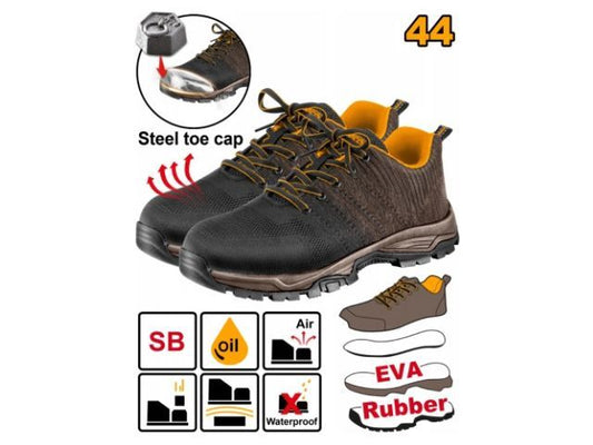 ZAPATOS DE SEGURIDAD SB CON PUNTERA ACERO TALLE 44 INGCO SSH