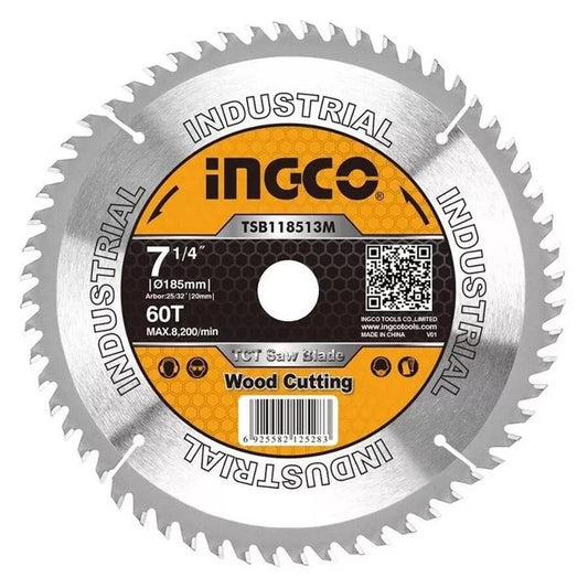 DISCO MADERA 7 1/4 P SIERRA CIRCULAR INGCO 60 DIENTES