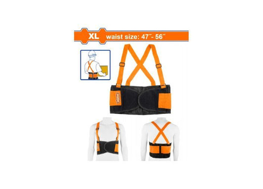 FAJA LUMBAR DE TRABAJO C/ TIRADORES TALLE "XL"