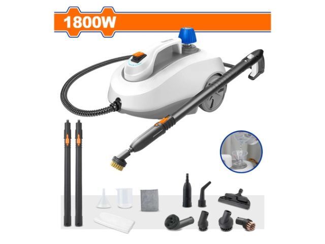 LIMPIADORA A VAPOR MOPA 1800W 1,5LT 5BAR WADFOW WSC1515