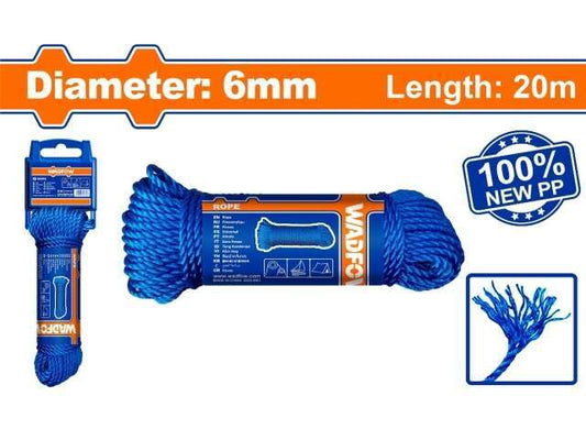 CUERDA 6MM X 20MT POLIPROPILENO WADFOW