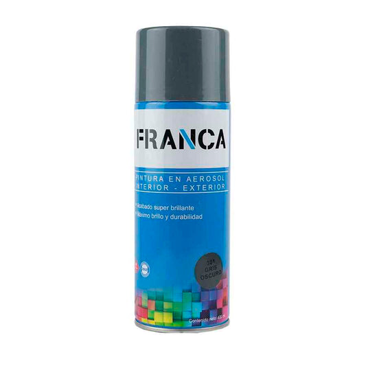 Esmalte Aerosol Gris Oscuro 400ml Ref.301 Franca