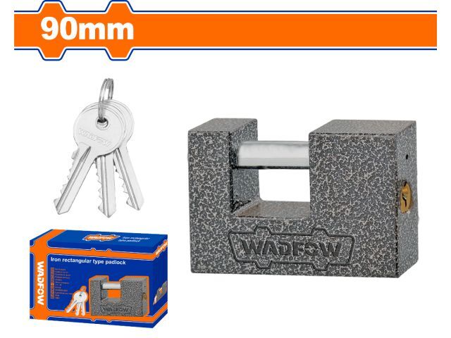 CANDADO HIERRO ANTI PALANCA SEGURIDAD 90MM WADFOW